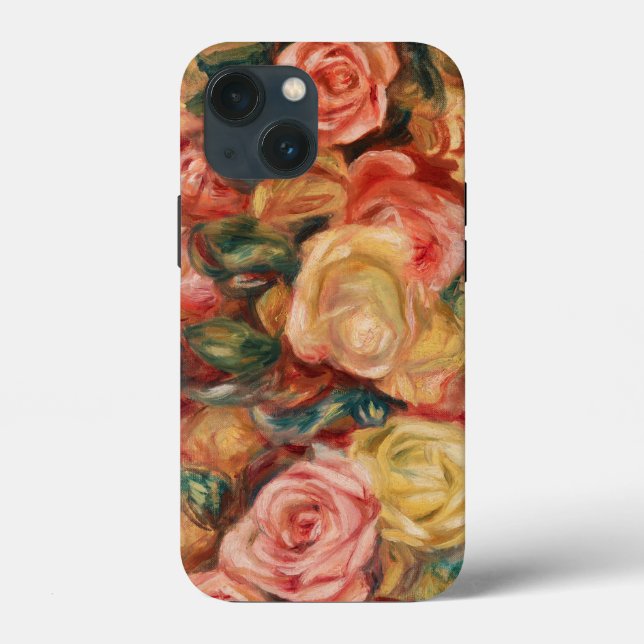 Coques Case-Mate iPhone Rose (1912) par Pierre-Auguste Renoir Art nouveau (Verso)