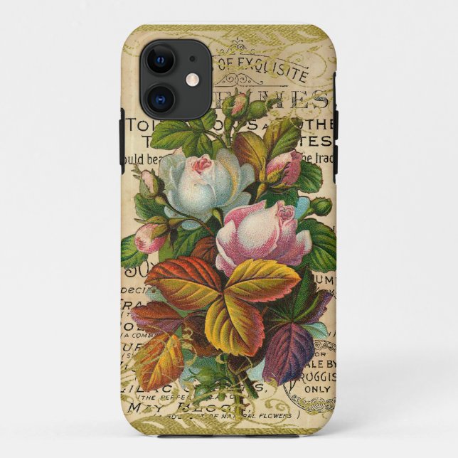 Coques Case-Mate iPhone Rose antique (Dos)