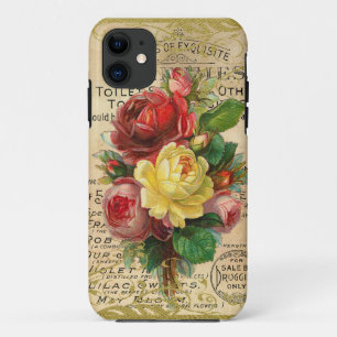 Coque iPhone 11 Rose antique