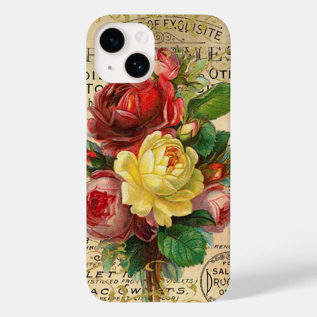Coques Case-Mate iPhone Rose antique (Verso)