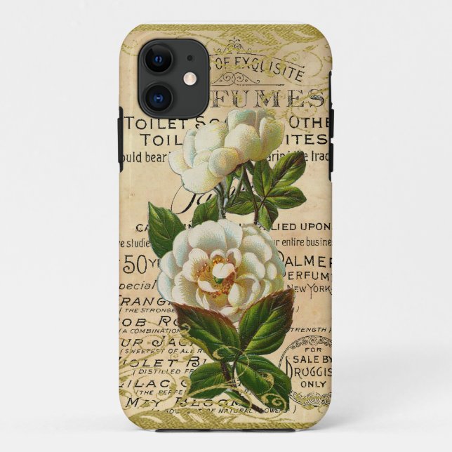 Coques Case-Mate iPhone Rose antique (Dos)