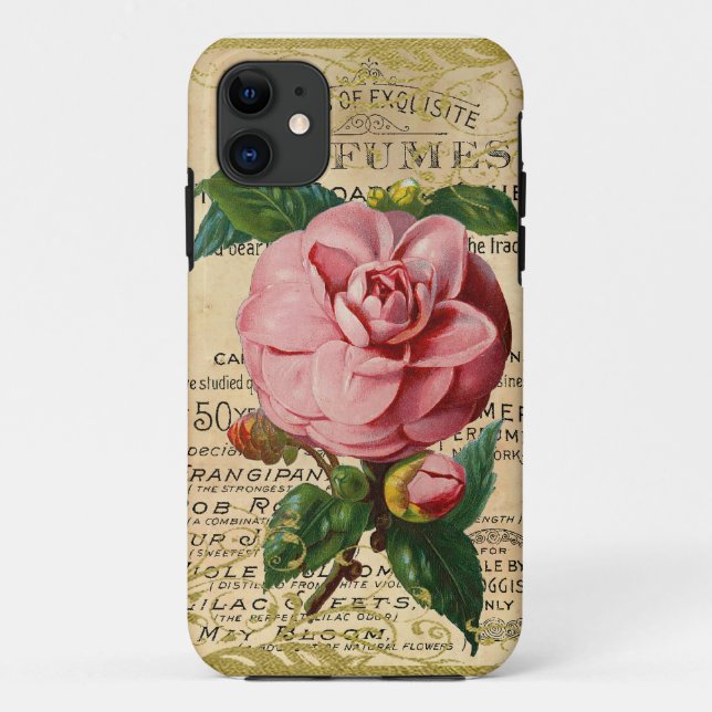 Coques Case-Mate iPhone Rose antique (Dos)
