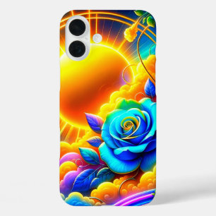 Coque Pour iPhone 16 Plus Rose Artsy
