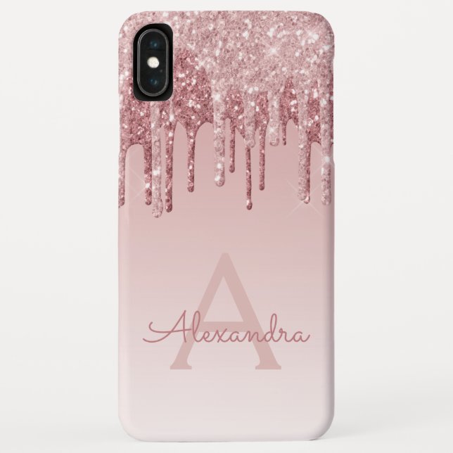 Coques Case-Mate iPhone Rose Bleu - Rose  Parties scintillant Éperche Mono (Dos)