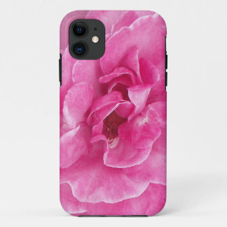 Coque iPhone 11 Rose de jardin rose
