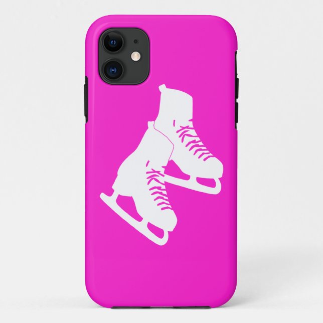 Coques Case-Mate iPhone rose de patins de glace de l'iPhone 5 (Dos)
