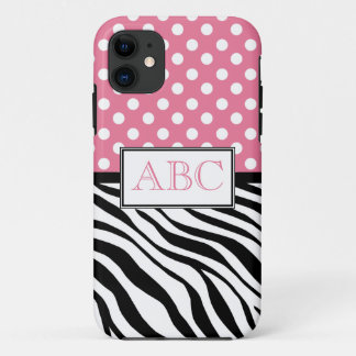 Coques Pour iPhone Rose de point de polka et cas de l'iPhone 5