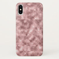 Rose doré brillant de luxe rose étincelant