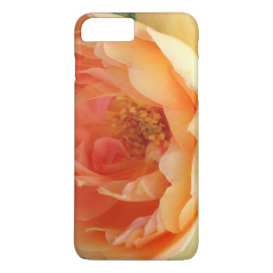 Coque iPhone 8 Plus/7 Plus Rose Élegante aux Teintes Orange