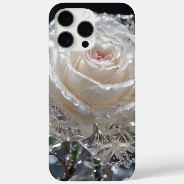 Coques Case-Mate iPhone Rose en cristal de verre  (Verso)