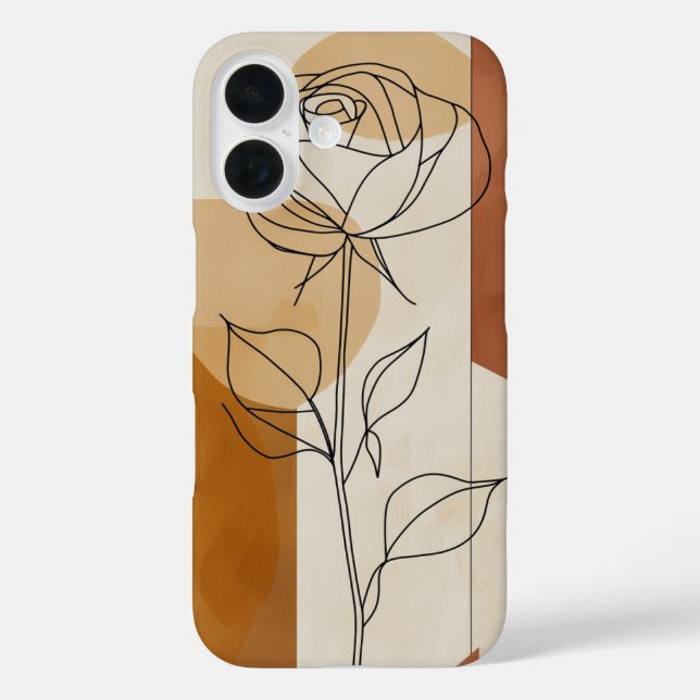 Coques Case-Mate iPhone Rose en une seule ligne (Verso)