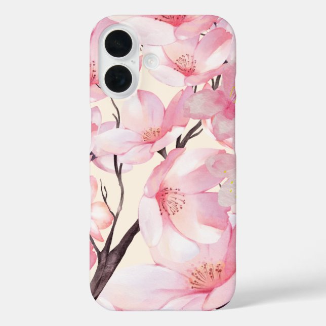 Coques Case-Mate iPhone Rose esthétique Sakura Cerisier Fleur rose (Verso)