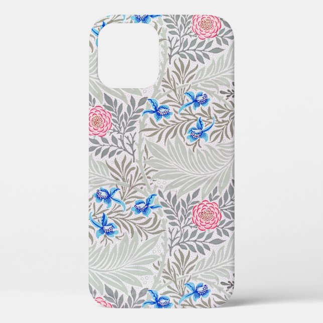 Coques Case-Mate iPhone Rose et Larkspur, William Morris (Verso)