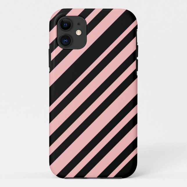 Coques Case-Mate iPhone Rose et Noir (Dos)