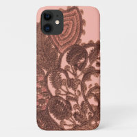 Rose et or Paisley