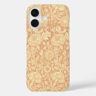 Coques iPhone 16 Rose et rose par William Morris, fleurs vintage