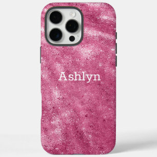 Coque iPhone 16 Pro Max Rose étincelant