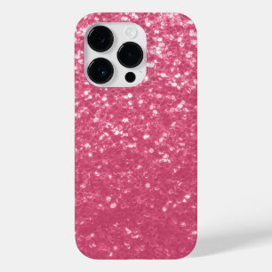 Coque Case-Mate iPhone Rose faux étincelles scintillement rose clair
