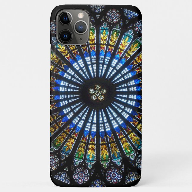 Coques Case-Mate iPhone rose fenêtre cathédrale strasbourg (Dos)