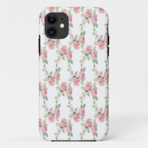 Case-Mate iPhone Case Rose Floral Rose Pâle Shabby Chic