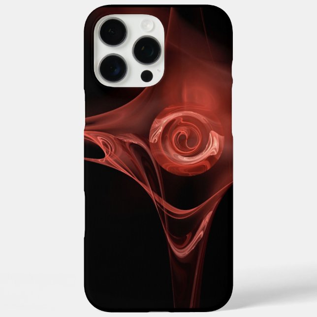 COQUES Case-Mate iPhone ROSE FRACTAL ROUGE ANTIQUE (Verso)