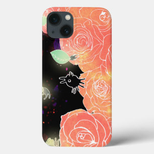 iPhone 13 Coque Rose garden 2014