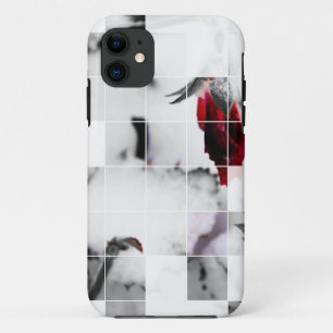 Case-Mate iPhone Case Rose givré / L'automne rencontre la photo d'hiver