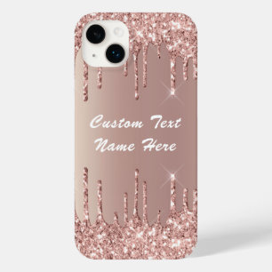 Coque Case-Mate iPhone Rose Gold Blush Parties scintillant Drivers votre