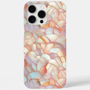 Coque iPhone 16 Pro Max Rose gold iridescent chic nacre