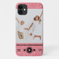 Rose Gold Moderne Fille Brillante Appuyez sur Lect