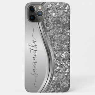 Case-Mate iPhone Case Rose Gold Parties scintillant Bling Nom manuscrit 