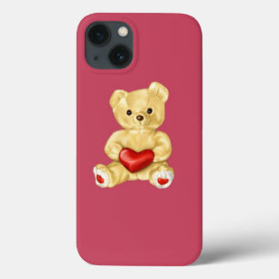Coque Case-Mate iPhone Rosé Hypnotisant mignon Ours Teddy Protection