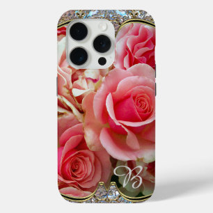 Coque Case-Mate iPhone Rose Juxtapose Monogramme