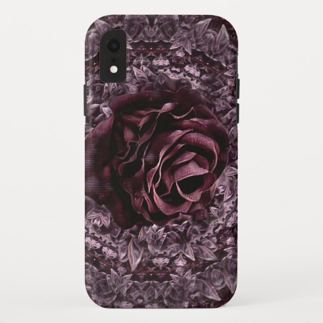 Coques Case-Mate iPhone Rose Mandala (Dos)