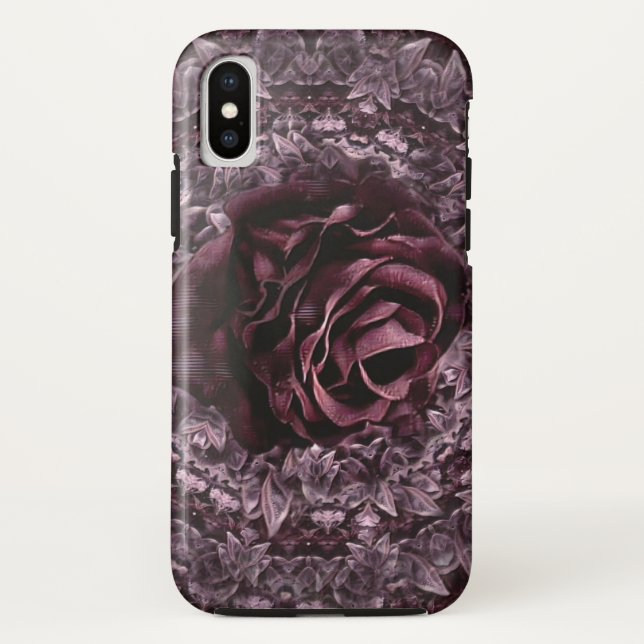 Coques Case-Mate iPhone Rose Mandala (Dos)