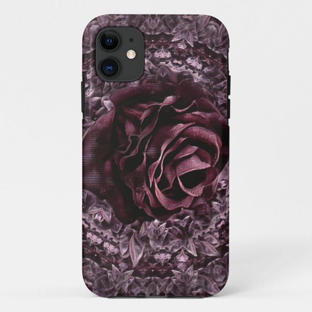 Coques Case-Mate iPhone Rose Mandala (Dos)