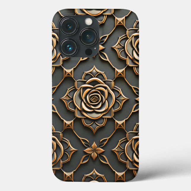 Coques Case-Mate iPhone Rose métallique rustique (Verso)