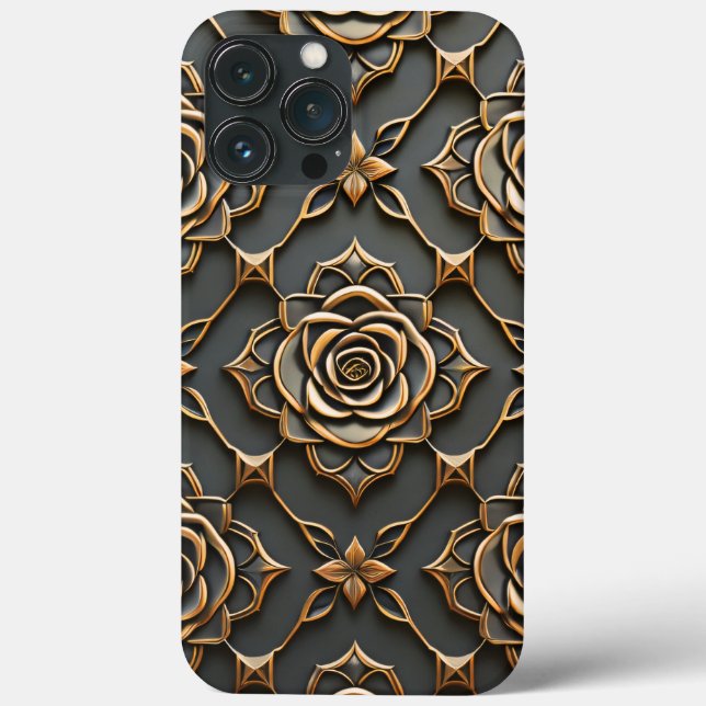 Coques Case-Mate iPhone Rose métallique rustique (Verso)