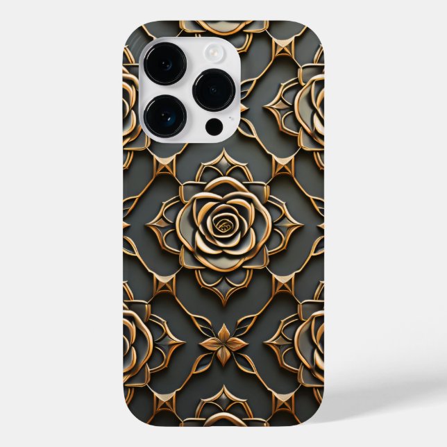 Coques Case-Mate iPhone Rose métallique rustique (Verso)