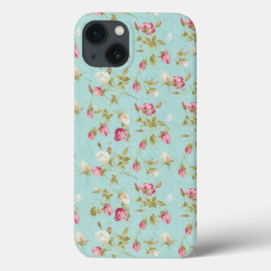 Etui iPhone Case-Mate Rose minable bleu de roses floraux vintages de