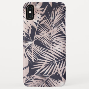 Case-Mate iPhone Case Rose moderne Gold Tropical Feuille Motif