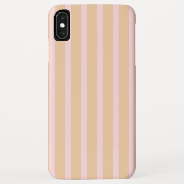Coques Case-Mate iPhone Rose moderne pêche bonbon rayé (Dos)