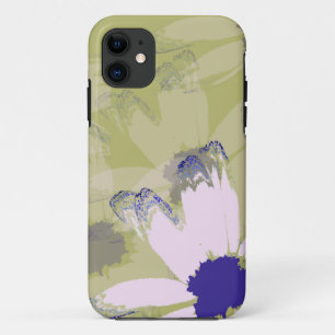 Coque iPhone 11 Rose Olive Green Daisy Art Floral