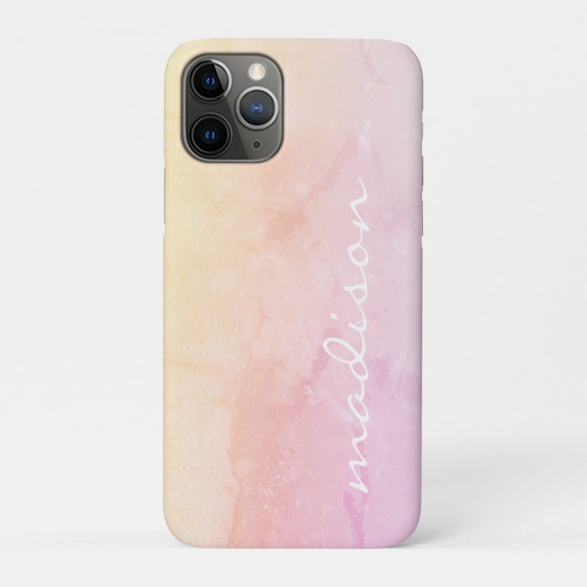 Coques Case-Mate iPhone Rose Ombre Glam (Dos)