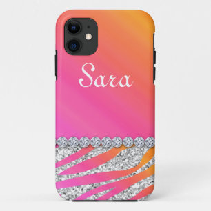 Coque Case-Mate Pour iPhone Rose orange mignon de couverture de cas de