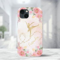 Rose pâle | Floral Rose Élégante danseuse de Balle