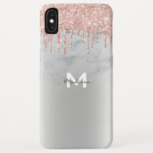 Case-Mate iPhone Case Rose Parties scintillant or gouttes étincelles Ma