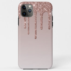 Case-Mate iPhone Case Rose Parties scintillant or Lecteurs liquides