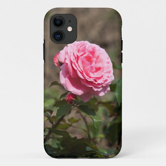 Coques Case-Mate iPhone rose pink rouge bourgeons rouges (Dos)