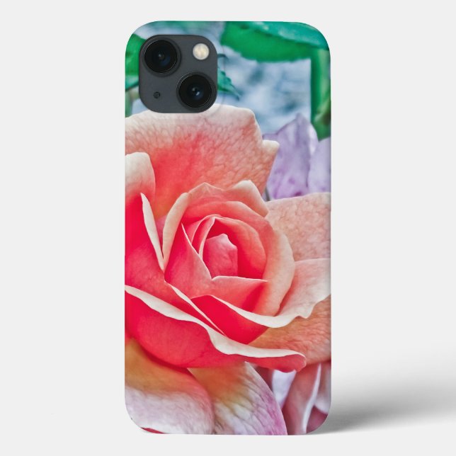 Coques Case-Mate iPhone Rose rose et orange (Verso)